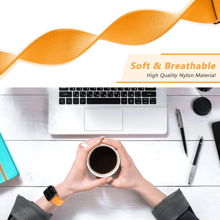 8-shaped Buckle Nylon Watch Band For Apple Watch Ultra 49mm&Watch Ultra 2 49mm / Series 9&8&7 45mm / SE 3&SE 2&6&SE&5&4 44mm / 3&2&1 42mm(Black White Stripes) by bashfashion