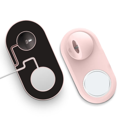 2 In 1 Multi-function Magsafe Charging Stand Holder for Apple Watch / iPhone(Pink) by bashfashion
