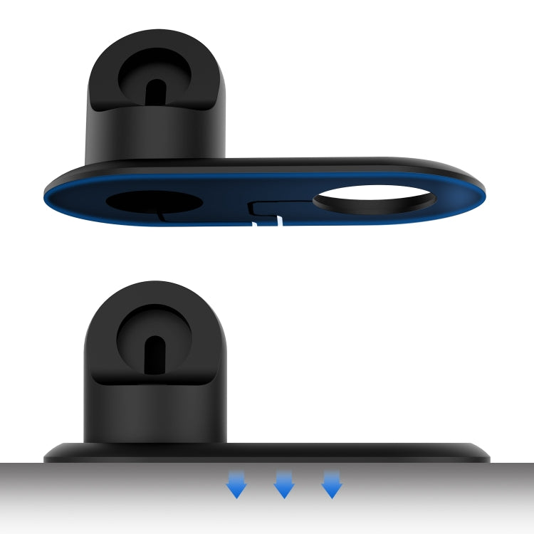 2 In 1 Multi-function Magsafe Charging Stand Holder for Apple Watch / iPhone(Black) by bashfashion