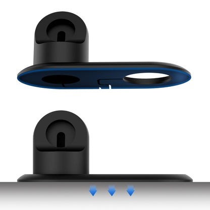 2 In 1 Multi-function Magsafe Charging Stand Holder for Apple Watch / iPhone(Black) by bashfashion