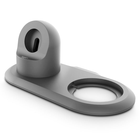 2 In 1 Multi-function Magsafe Charging Stand Holder for Apple Watch / iPhone(Grey) by bashfashion