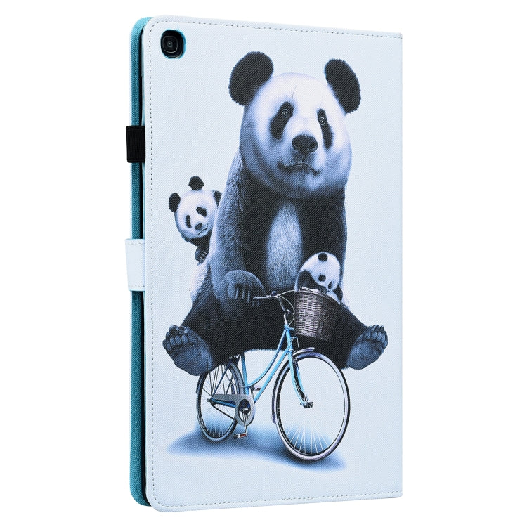 For Samsung Galaxy Tab A 8.0 2019 SM-T290 / SM-T295 Animal Pattern Horizontal Flip Leather Case with Holder & Card Slots & Photo Frame(Cycling Panda) by bashfashion