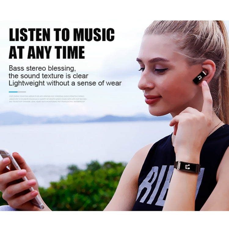 Y3 0.96 inch OLED Screen Smart Bracelet, Support Sleep Monitoring / Heart Rate Monitoring / Bluetooth Call(Black) by bashfashion