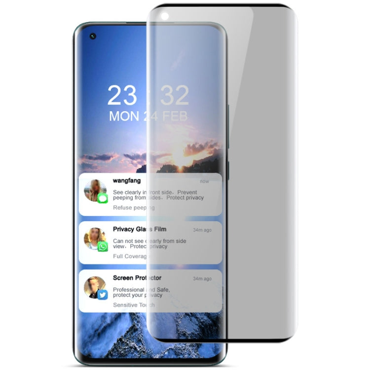 For Xiaomi Mi 11 Pro / 11 Ultra IMAK 3D Curved Privacy Anti-glare Tempered Glass Film by imak