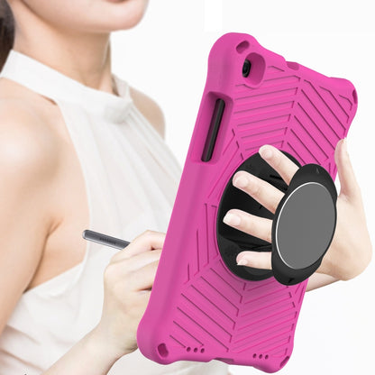 For Samsung Galaxy Tab A 8.0 2019 SM-T290 / SM-T295 Spider King EVA Protective Case with Adjustable Shoulder Strap & Holder(Rose Red) by bashfashion