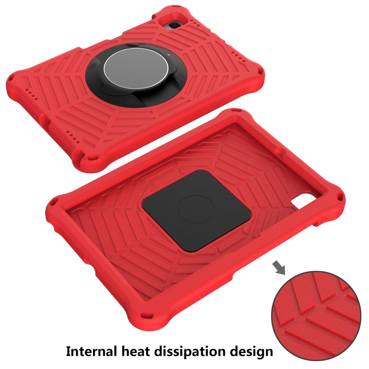 For Samsung Galaxy Tab A 10.1 2019 SM-T515 / SM-T510 & Lenovo Tab M10 FHD Plus 2nd Gen 10.3 inch TB-X606 Spider King EVA Protective Case with Adjustable Shoulder Strap & Holder(Red) by bashfashion