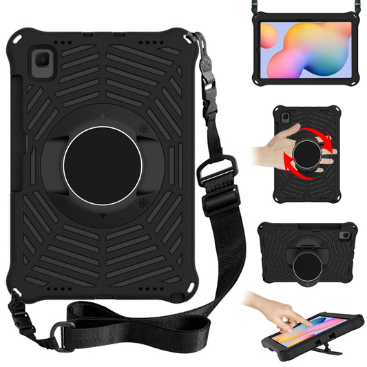 Spider King EVA Protective Case with Adjustable Shoulder Strap & Holder & Pen Slot For Samsung Galaxy Tab S6 Lite SM-P610 / SM-P615 / Tab A7 10.4 T500 / T860 / T720(Black) by bashfashion