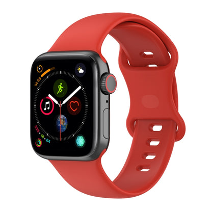 Large Size Silicone Watch Band For Apple Watch Ultra 49mm & Ultra 2 49mm / Series 9&8&7 45mm / SE 3&SE 2&6&SE&5&4 44mm / 3&2&1 42mm(Red) by bashfashion