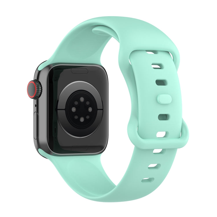 Large Size Silicone Watch Band For Apple Watch Ultra 49mm & Ultra 2 49mm / Series 9&8&7 45mm / SE 3&SE 2&6&SE&5&4 44mm / 3&2&1 42mm(Teal) by bashfashion