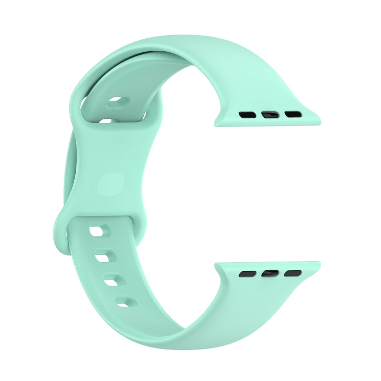 Large Size Silicone Watch Band For Apple Watch Ultra 49mm & Ultra 2 49mm / Series 9&8&7 45mm / SE 3&SE 2&6&SE&5&4 44mm / 3&2&1 42mm(Teal) by bashfashion