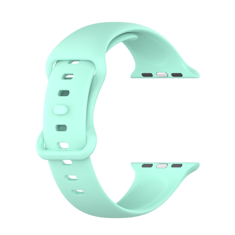 Large Size Silicone Watch Band For Apple Watch Ultra 49mm & Ultra 2 49mm / Series 9&8&7 45mm / SE 3&SE 2&6&SE&5&4 44mm / 3&2&1 42mm(Teal) by bashfashion
