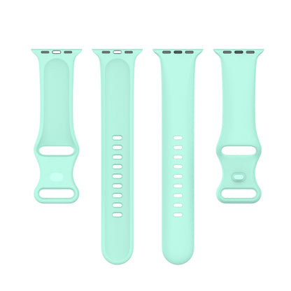 Large Size Silicone Watch Band For Apple Watch Ultra 49mm & Ultra 2 49mm / Series 9&8&7 45mm / SE 3&SE 2&6&SE&5&4 44mm / 3&2&1 42mm(Teal) by bashfashion