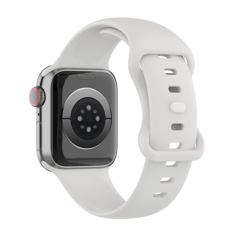 Large Size Silicone Watch Band For Apple Watch Ultra 49mm & Ultra 2 49mm / Series 9&8&7 45mm / SE 3&SE 2&6&SE&5&4 44mm / 3&2&1 42mm(Starlight) by bashfashion