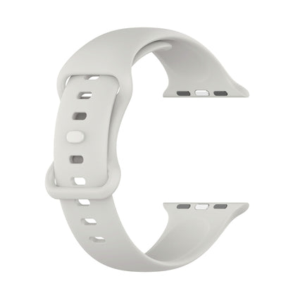 Large Size Silicone Watch Band For Apple Watch Ultra 49mm & Ultra 2 49mm / Series 9&8&7 45mm / SE 3&SE 2&6&SE&5&4 44mm / 3&2&1 42mm(Starlight) by bashfashion