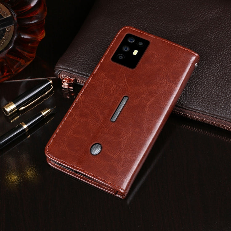 For ZTE Nubia Red Magic 6R idewei Crazy Horse Texture Horizontal Flip Leather Case with Holder & Card Slots & Wallet(Red) by idewei