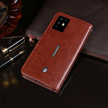 For ZTE Nubia Red Magic 6R idewei Crazy Horse Texture Horizontal Flip Leather Case with Holder & Card Slots & Wallet(Red) by idewei