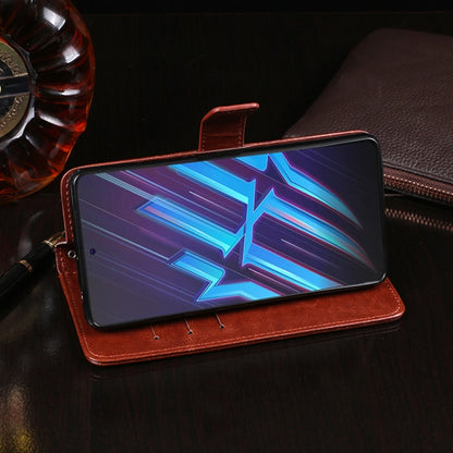 For ZTE Nubia Red Magic 6R idewei Crazy Horse Texture Horizontal Flip Leather Case with Holder & Card Slots & Wallet(Red) by idewei