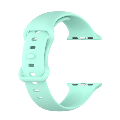 Small Size Silicone Watch Band For Apple Watch Ultra 49mm& Ultra 2 49mm / Series 9&8&7 45mm / SE 3&SE 2&6&SE&5&4 44mm / 3&2&1 42mm(Teal) by bashfashion