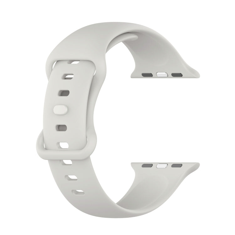 Small Size Silicone Watch Band For Apple Watch Ultra 49mm& Ultra 2 49mm / Series 9&8&7 45mm / SE 3&SE 2&6&SE&5&4 44mm / 3&2&1 42mm(Starlight) by bashfashion