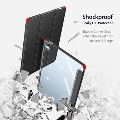 DUX DUCIS TOBY Series Shockproof PU Leather + PC + TPU Flip Smart Case For iPad Air 11 2025 / 2024 / Air 2022 / 2020 10.9(Black) by DUX DUCIS