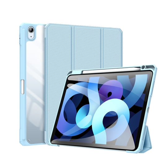 DUX DUCIS TOBY Series Shockproof PU Leather + PC + TPU Flip Smart Case For iPad Air 11 2025 / 2024 / Air 2022 / 2020 10.9(Blue) by DUX DUCIS