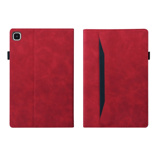For Samsung Galaxy Tab A7 10.4 2020 SM-T500 / SM-T505 Business Shockproof Horizontal Flip Leather Case with Holder & Card Slots & Photo Frame & Pen Slot & Sleep / Wake-up Function(Red) by bashfashion