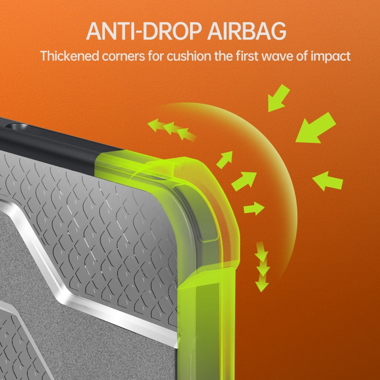 For iPad Pro 11 2022 / 2021 / 2020 / 2018 / Air 2020 10.9 wlons Explorer Series PC + TPU Tablet Case with Folding Holder(Matte Transparent) by wlons