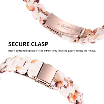 Oval Resin Watch Band For Apple Watch Ultra 49mm&Watch Ultra 2 49mm / Series 9&8&7 45mm / SE 3&SE 2&6&SE&5&4 44mm / 3&2&1 42mm(Nougat) by bashfashion