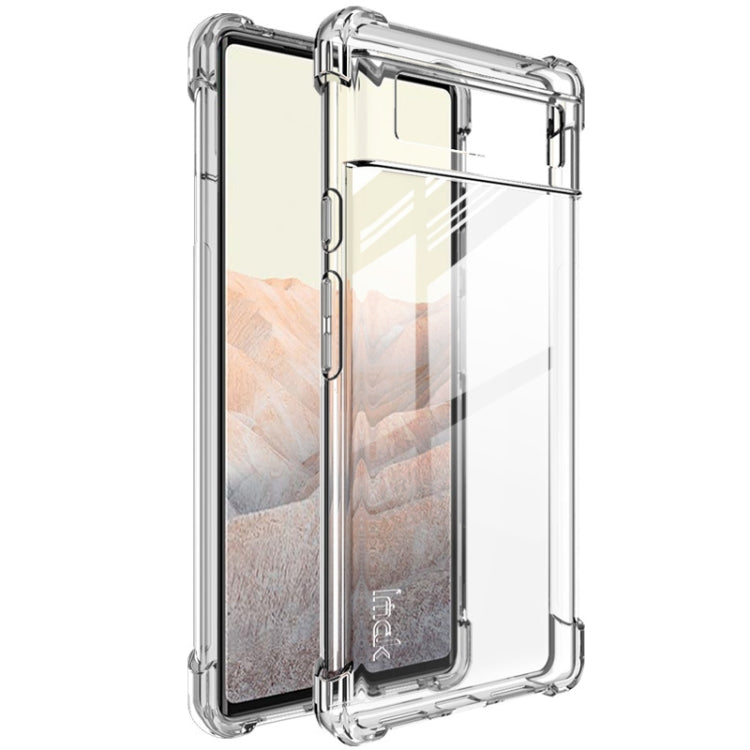 For Google Pixel 6 IMAK All-inclusive Shockproof Airbag TPU Case with Screen Protector(Transparent) by imak