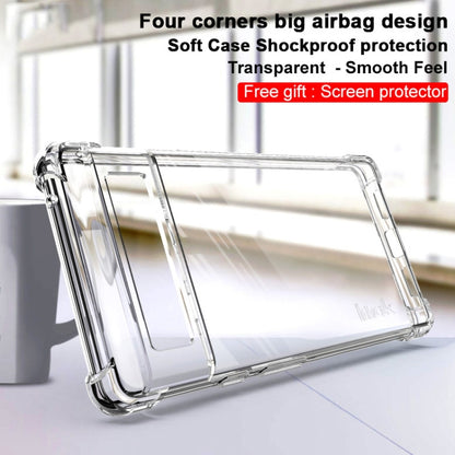 For Google Pixel 6 IMAK All-inclusive Shockproof Airbag TPU Case with Screen Protector(Transparent) by imak