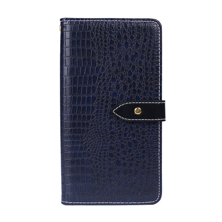 For Wiko Power U30 idewei Crocodile Texture Horizontal Flip Leather Case with Holder & Card Slots & Wallet(Dark Blue) by idewei