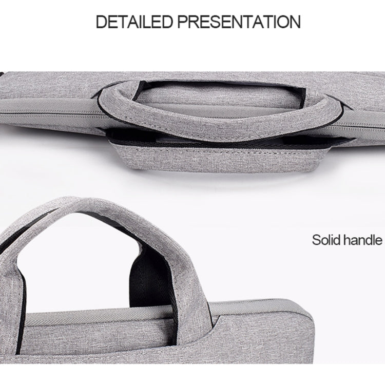 ND05SDJ Oxford Cloth + Nylon Laptop Portable Shoulder Bag, Size:13.3 inch(Hemp Gray) by bashfashion