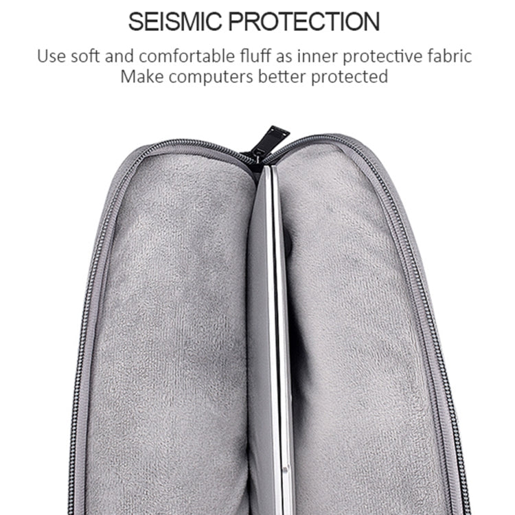 ND05SDJ Oxford Cloth + Nylon Laptop Portable Shoulder Bag, Size:15.6 inch(Navy Blue) by bashfashion