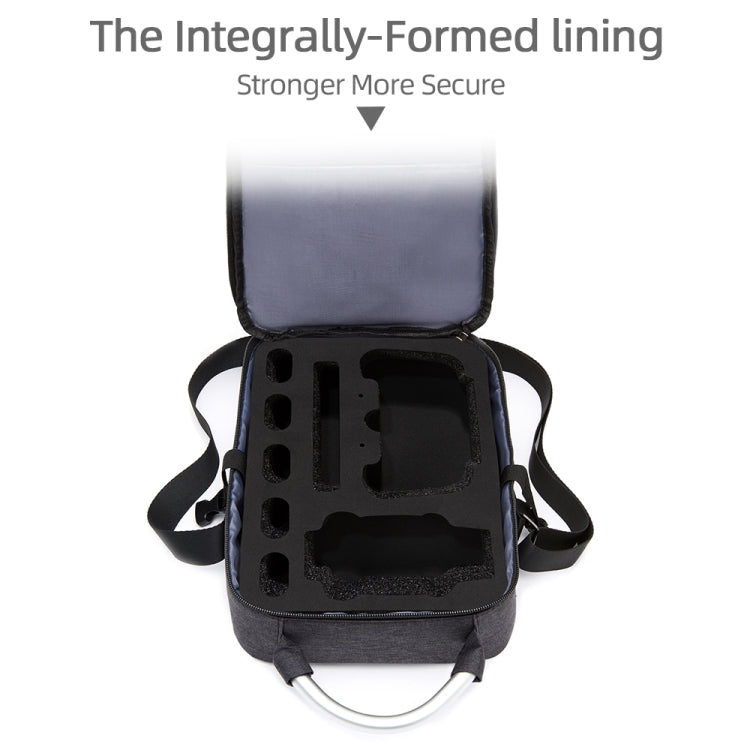 Shockproof Waterproof Single Shoulder Storage Bag Travel Carrying Cover Case Box for FIMI X8 mini(Black + Black Liner) by bashfashion