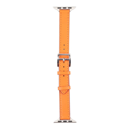 Small Waist Leather Watch Band For Apple Watch Ultra 49mm&Watch Ultra 2 49mm / Series 9&8&7 45mm / SE 3&SE 2&6&SE&5&4 44mm / 3&2&1 42mm(Cherry Pink + Pink White) by bashfashion