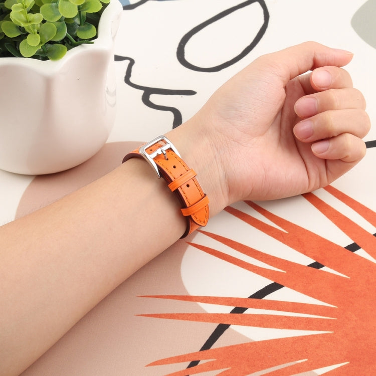 Small Waist Leather Watch Band For Apple Watch Series 9&8&7 41mm / SE 3&SE 2&6&SE&5&4 40mm / 3&2&1 38mm(Taupe) by bashfashion