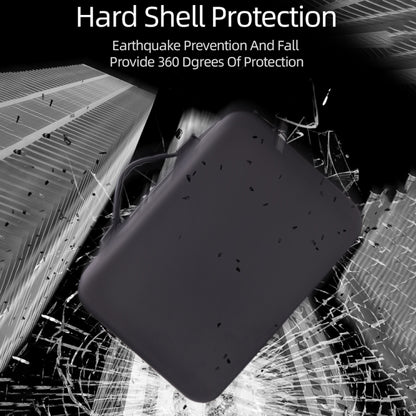 Single Shoulder Storage Bag Shockproof Waterproof Travel Carrying Cover Hard Case for FIMI X8 Mini(Black + Black Liner) by bashfashion