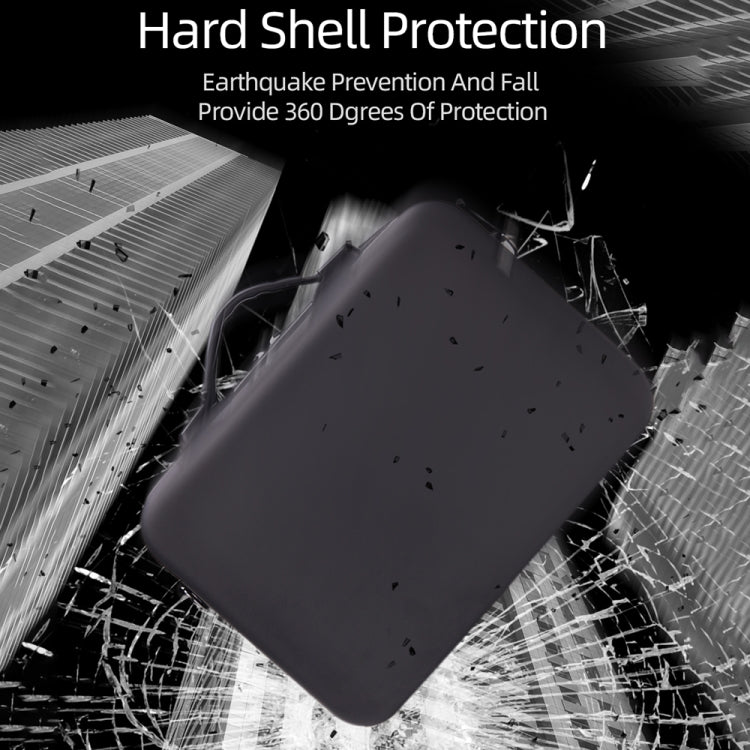 Single Shoulder Storage Bag Shockproof Waterproof Travel Carrying Cover Hard Case for FIMI X8 Mini(Black + Red Liner) by bashfashion