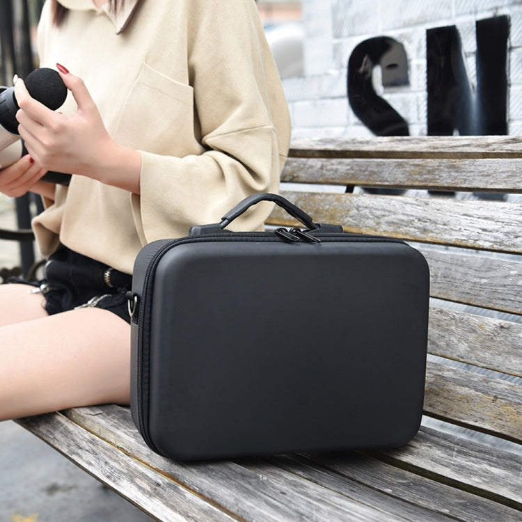 Single Shoulder Storage Bag Shockproof Waterproof Travel Carrying Cover Hard Case for FIMI X8 Mini(Black + Red Liner) by bashfashion