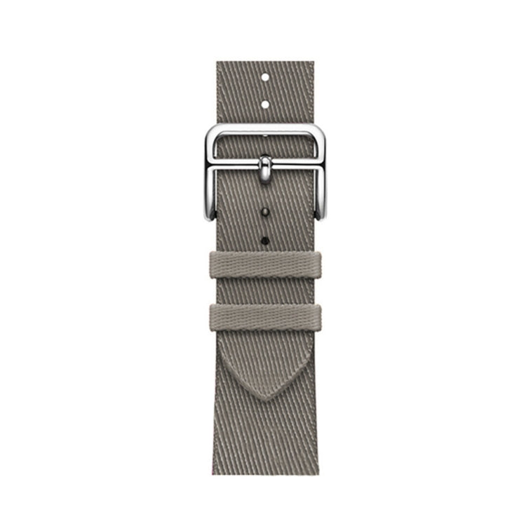 Two-color Nylon Braid Watch Band For Apple Watch Ultra 49mm&Watch Ultra 2 49mm / Series 9&8&7 45mm / SE 3&SE 2&6&SE&5&4 44mm / 3&2&1 42mm(Grey) by bashfashion