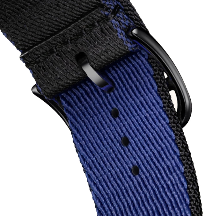 Two-color Nylon Braid Watch Band For Apple Watch Ultra 49mm&Watch Ultra 2 49mm / Series 9&8&7 45mm / SE 3&SE 2&6&SE&5&4 44mm / 3&2&1 42mm(Orange) by bashfashion