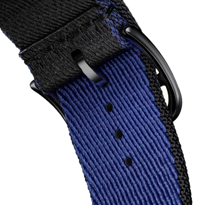 Two-color Nylon Braid Watch Band For Apple Watch Ultra 49mm&Watch Ultra 2 49mm / Series 9&8&7 45mm / SE 3&SE 2&6&SE&5&4 44mm / 3&2&1 42mm(Orange) by bashfashion