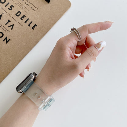 Discoloration in Light TPU Watch Band For Apple Watch Series 8&7 41mm / SE 2&6&SE&5&4 40mm / 3&2&1 38mm(Pink) by bashfashion