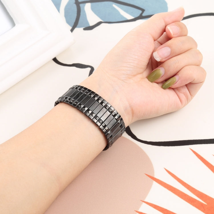 Aluminum Alloy Steel Watch Band For Apple Watch Ultra 49mm&Watch Ultra 2 49mm / Series 9&8&7 45mm / SE 3&SE 2&6&SE&5&4 44mm / 3&2&1 42mm(Black) by bashfashion