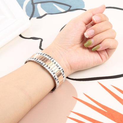 Aluminum Alloy Steel Watch Band For Apple Watch Ultra 49mm&Watch Ultra 2 49mm / Series 9&8&7 45mm / SE 3&SE 2&6&SE&5&4 44mm / 3&2&1 42mm(Rose Gold) by bashfashion