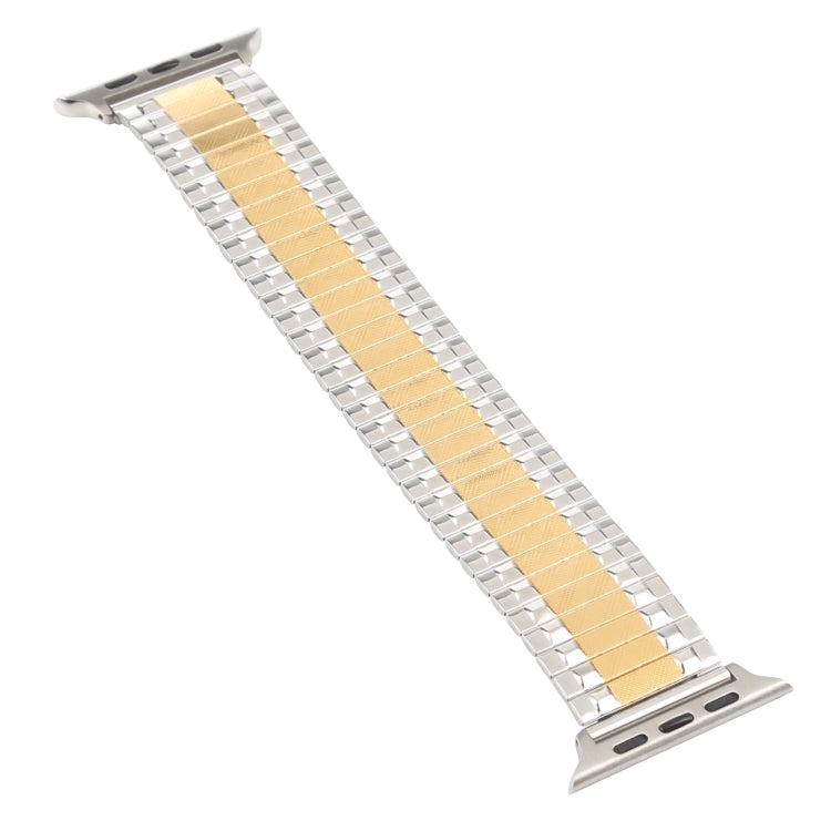 Aluminum Alloy Steel Watch Band For Apple Watch Ultra 49mm&Watch Ultra 2 49mm / Series 9&8&7 45mm / SE 3&SE 2&6&SE&5&4 44mm / 3&2&1 42mm(Gold) by bashfashion