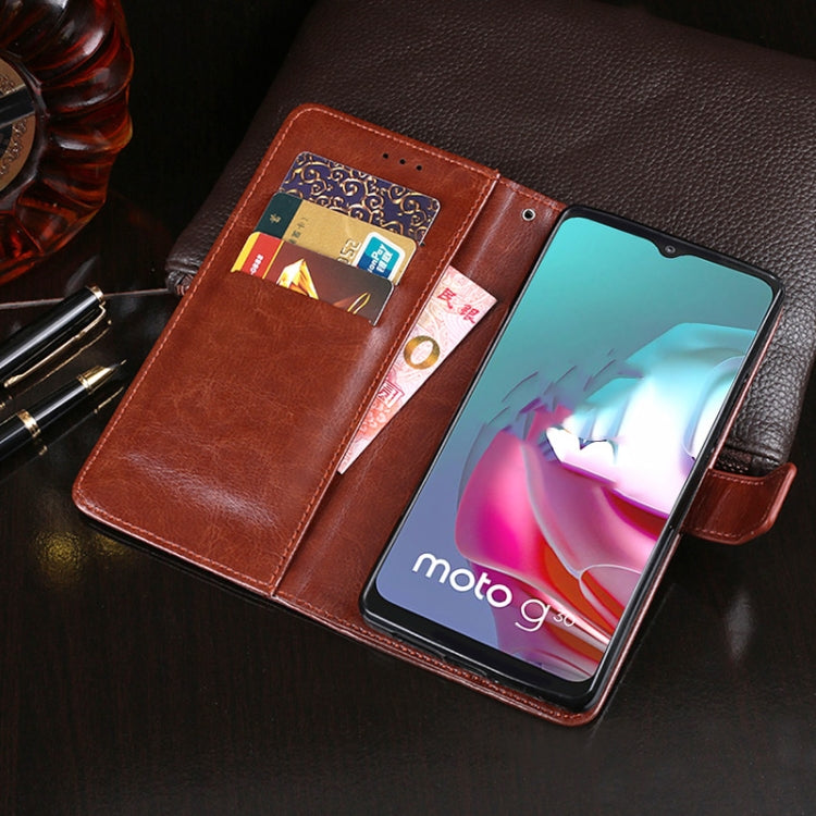 For Lenovo K13 Note idewei Crazy Horse Texture Horizontal Flip Leather Case with Holder & Card Slots & Wallet(Rose Red) by idewei
