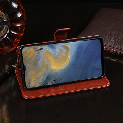 For ZTE Blade A51 idewei Crazy Horse Texture Horizontal Flip Leather Case with Holder & Card Slots & Wallet(White) by idewei