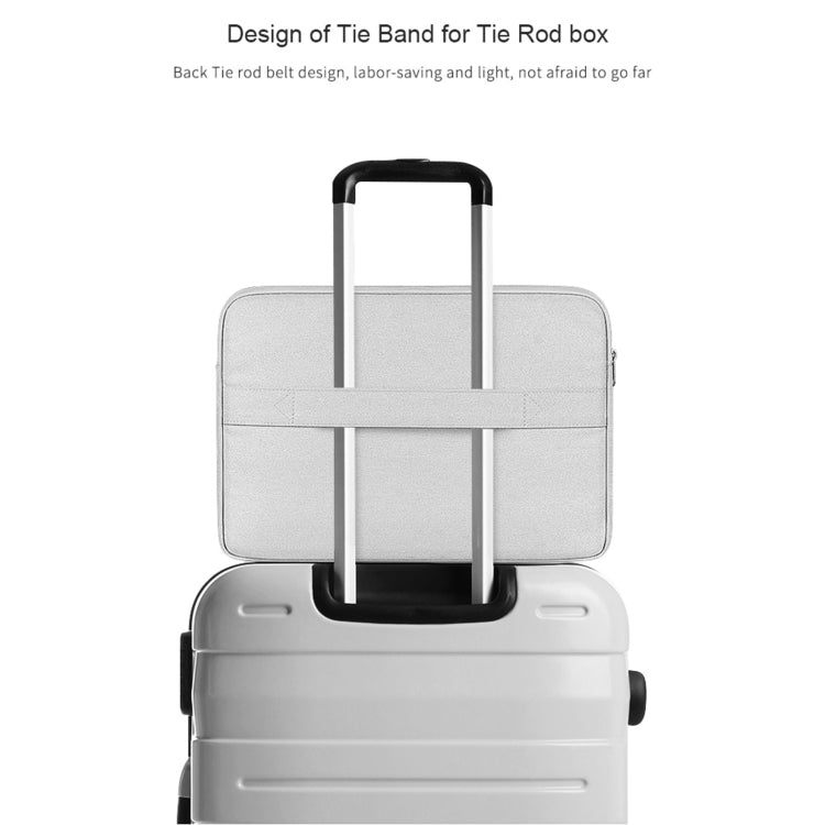 ND11 Jacquard Fabric Laptop Liner Bag, Size:13.3 inch(Elegant Gray) by bashfashion