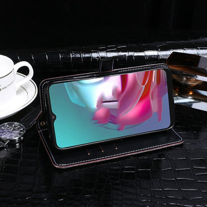 For Lenovo K13 Note idewei Crocodile Texture Horizontal Flip Leather Case with Holder & Card Slots & Wallet(Dark Blue) by idewei